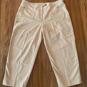 Ralph Lauren tan cropped pants.